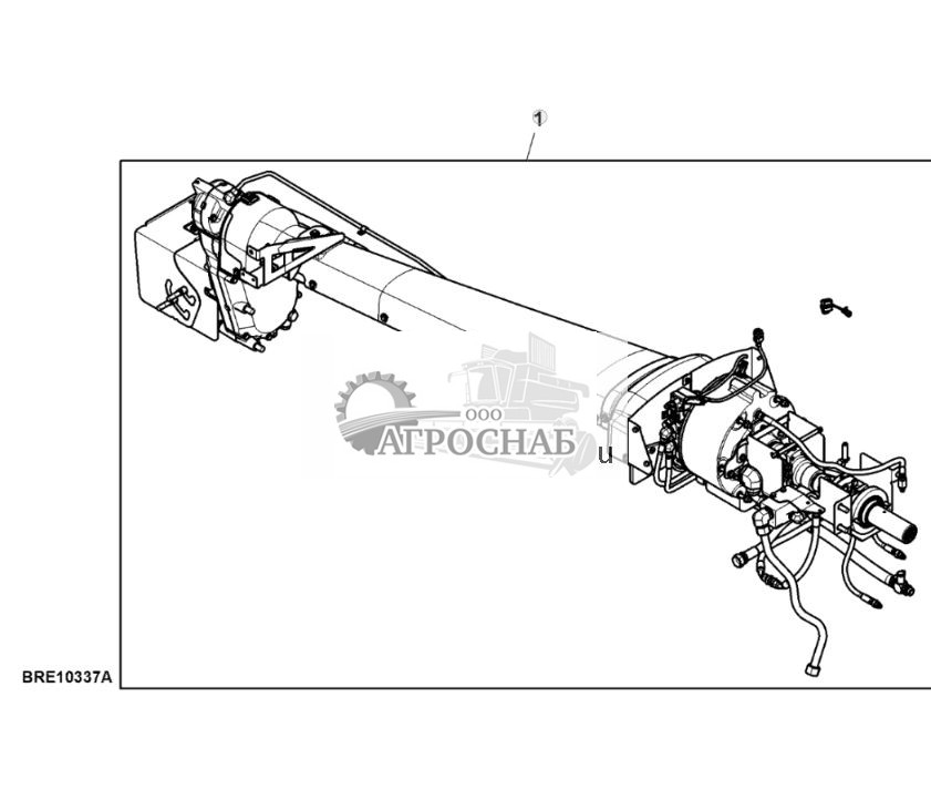Комплект для самостоятельной установки, комплект для самостоятельной установки, PTO, PST, мост с двухступенчатым редуктором (800101 - 803999) - ST874593 498.jpg